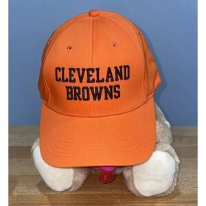 Cleveland Browns Embroidered Cap Hat -‎ Orange Brown Section 535 One Size New